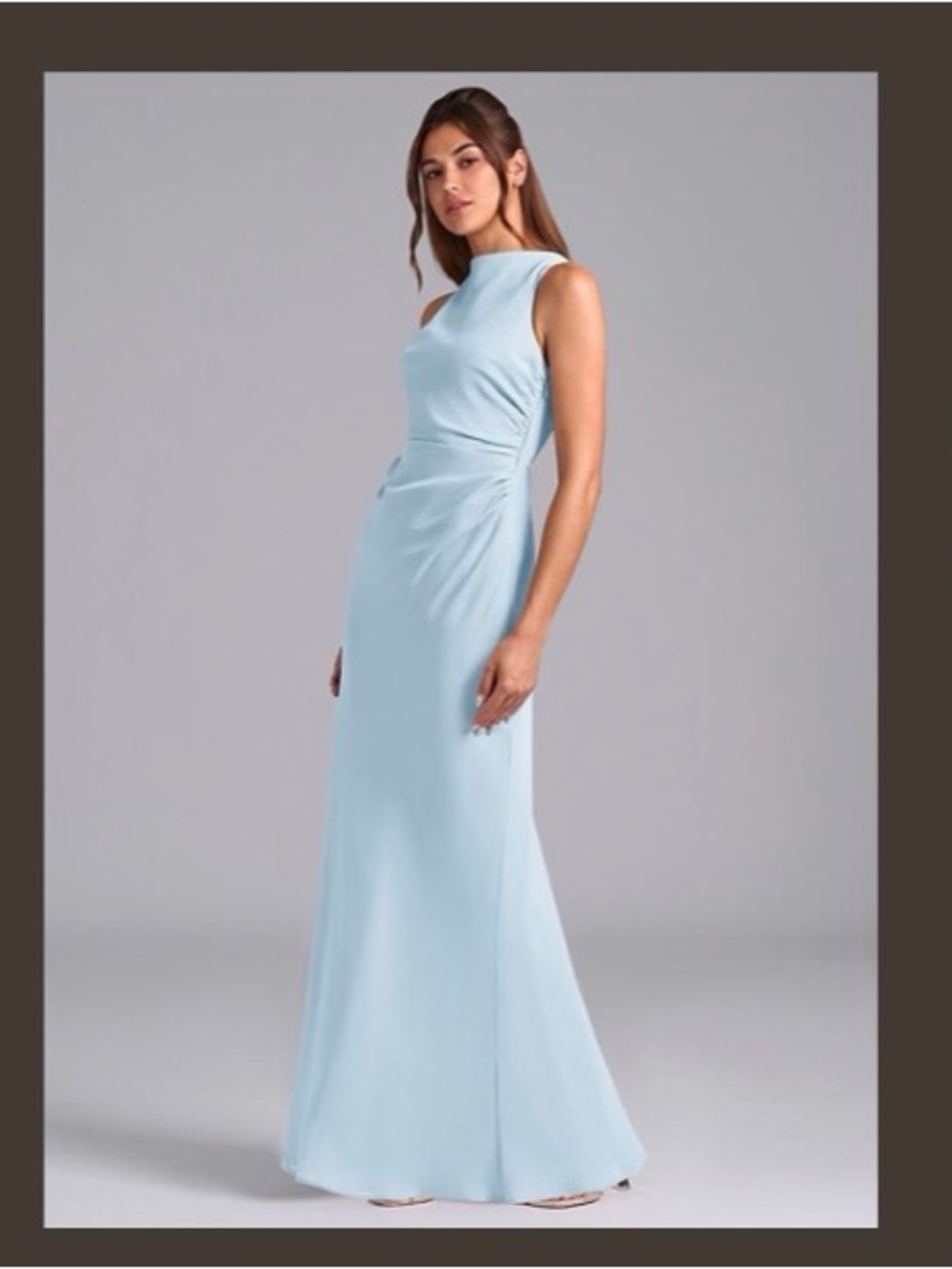 Azazie Evadne Sky Blue Dress